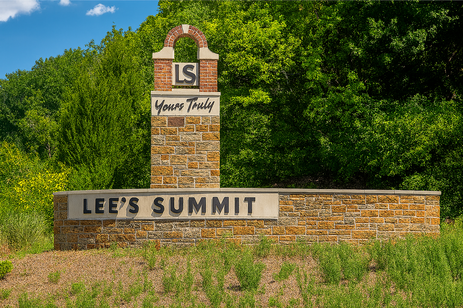 Lee's Summit sign in Lee's Summit, MO